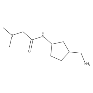 N-[3-(aminomethyl)cyclopentyl]-2-(dimethylamino)acetamide Structure