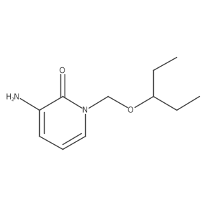 3-Amino-1-[(pentan-3-yloxy)methyl]-1,2-dihydropyridin-2-one Structure