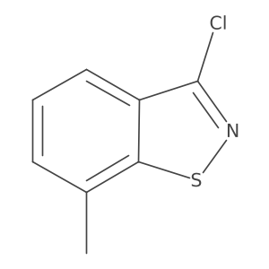 3-Chloro-7-methyl-1,2-benzothiazole结构式