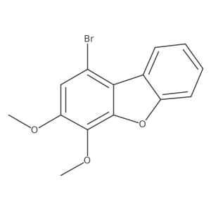 1-Bromo-3,4-dimethoxydibenzofuran结构式
