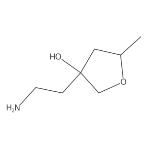 3-(2-Aminoethyl)-5-methyloxolan-3-ol结构式