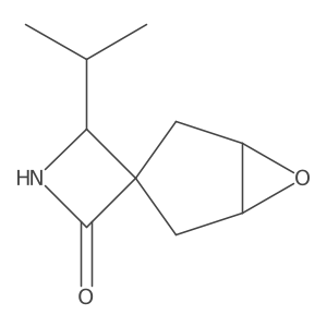 2-(Propan-2-yl)-6'-oxaspiro[azetidine-3,3'-bicyclo[3.1.0]hexane]-4-one Structure
