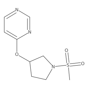 4-((1-(Methylsulfonyl)pyrrolidin-3-yl)oxy)pyrimidine Structure