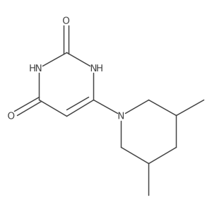 6-(3,5-dimethylpiperidin-1-yl)pyrimidine-2,4(1H,3H)-dione Structure