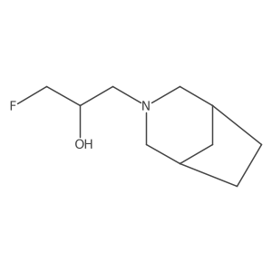 1-{3-Azabicyclo[3.2.1]octan-3-yl}-3-fluoropropan-2-ol Structure