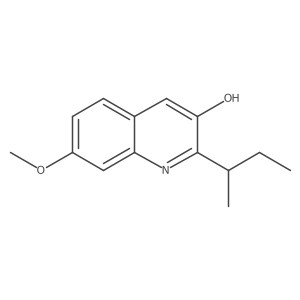 2-(Butan-2-yl)-7-methoxyquinolin-3-ol Structure