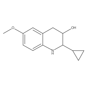 2-Cyclopropyl-6-methoxy-1,2,3,4-tetrahydroquinolin-3-ol Structure