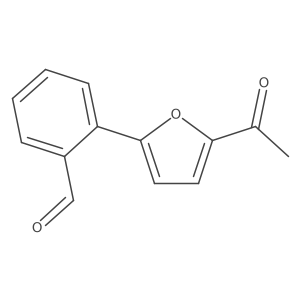 2-(5-Acetylfuran-2-yl)benzaldehyde Structure