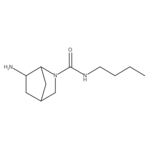 6-amino-N-butyl-2-azabicyclo[2.2.1]heptane-2-carboxamide Structure