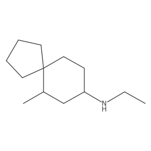 N-ethyl-6-methylspiro[4.5]decan-8-amine Structure