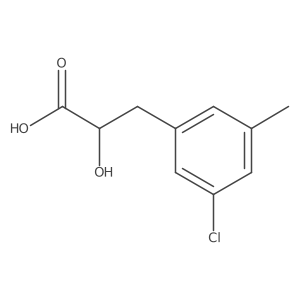 3-(3-Chloro-5-methylphenyl)-2-hydroxypropanoic acid Structure