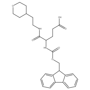4-({[(9H-fluoren-9-yl)methoxy]carbonyl}amino)-4-{[2-(oxan-4-yl)ethyl]carbamoyl}butanoic acid Structure