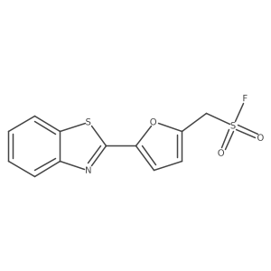 [5-(1,3-Benzothiazol-2-yl)furan-2-yl]methanesulfonyl fluoride结构式