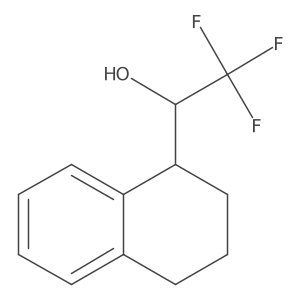 (1R)-2,2,2-trifluoro-1-(1,2,3,4-tetrahydronaphthalen-1-yl)ethan-1-ol结构式
