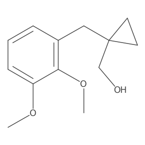{1-[(2,3-Dimethoxyphenyl)methyl]cyclopropyl}methanol Structure