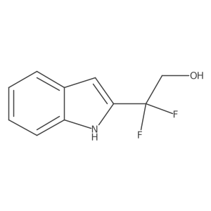 2,2-difluoro-2-(1H-indol-2-yl)ethan-1-ol Structure