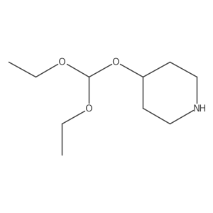 4-(Diethoxymethoxy)piperidine Structure