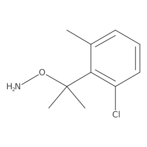 O-[2-(2-chloro-6-methylphenyl)propan-2-yl]hydroxylamine Structure