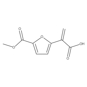 2-[5-(Methoxycarbonyl)furan-2-yl]prop-2-enoic acid结构式