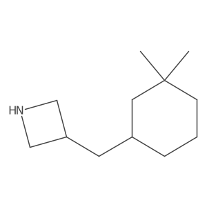 3-[(3,3-Dimethylcyclohexyl)methyl]azetidine Structure