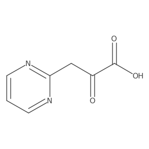 2-Oxo-3-(pyrimidin-2-yl)propanoic acid Structure