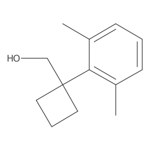 [1-(2,6-Dimethylphenyl)cyclobutyl]methanol Structure