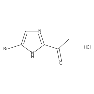 1-(5-Bromo-1H-imidazol-2-yl)ethanone hydrochloride Structure