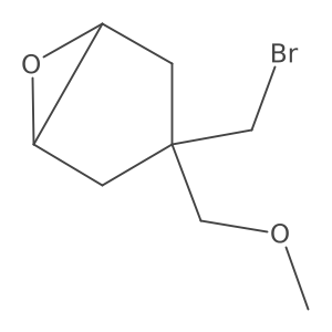 3-(Bromomethyl)-3-(methoxymethyl)-6-oxabicyclo[3.1.0]hexane Structure