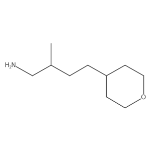 (2S)-2-Methyl-4-(oxan-4-yl)butan-1-amine结构式