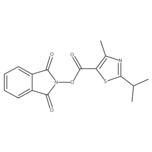 1,3-dioxo-2,3-dihydro-1H-isoindol-2-yl 4-methyl-2-(propan-2-yl)-1,3-thiazole-5-carboxylate Structure