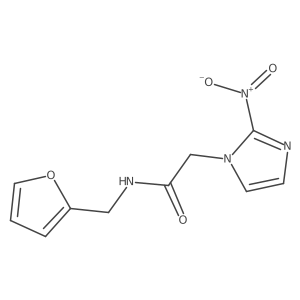 N-(2-Furanylmethyl)-2-nitro-1H-imidazole-1-acetamide Structure
