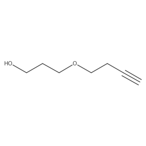 3-(But-3-yn-1-yloxy)propan-1-ol结构式