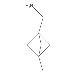 (3-Methylbicyclo[1.1.1]pentan-1-yl)methanamine结构式