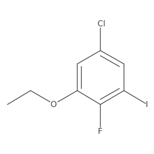 5-Chloro-1-ethoxy-2-fluoro-3-iodobenzene Structure