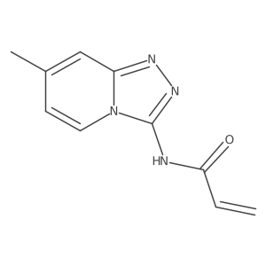 N-{7-methyl-[1,2,4]triazolo[4,3-a]pyridin-3-yl}prop-2-enamide结构式