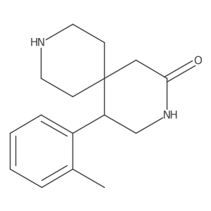 5-(o-Tolyl)-3,9-diazaspiro[5.5]undecan-2-one结构式
