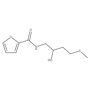 N-[2-hydroxy-4-(methylsulfanyl)butyl]furan-2-carboxamide结构式