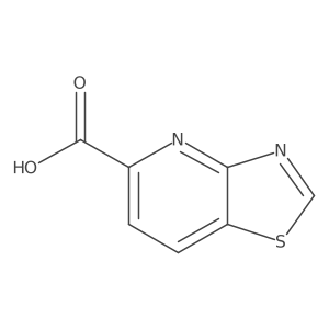Thiazolo[4,5-b]pyridine-5-carboxylic acid结构式