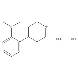 N,N-dimethyl-2-(piperidin-4-yl)aniline dihydrochloride Structure