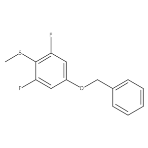 (4-(Benzyloxy)-2,6-difluorophenyl)(methyl)sulfane Structure