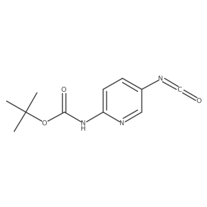 tert-butyl N-(5-isocyanatopyridin-2-yl)carbamate Structure