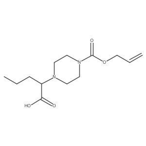 2-{4-[(Prop-2-en-1-yloxy)carbonyl]piperazin-1-yl}pentanoic acid Structure