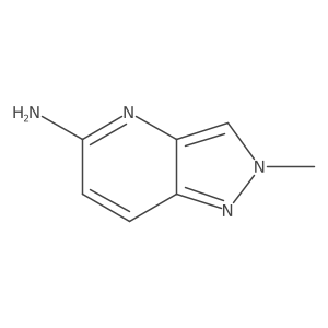 2-Methyl-2H-pyrazolo[4,3-b]pyridin-5-amine结构式