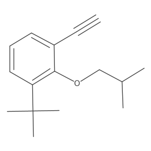 1-(tert-Butyl)-3-ethynyl-2-isobutoxybenzene Structure
