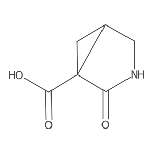 (1S,5S)-2-oxo-3-azabicyclo[3.1.0]hexane-1-carboxylic acid Structure