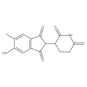 5-Amino-2-(2,6-dioxo-3-piperidyl)-6-methyl-isoindoline-1,3-dione结构式