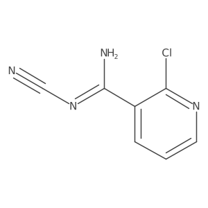 2-chloro-N-cyanonicotinamidine结构式