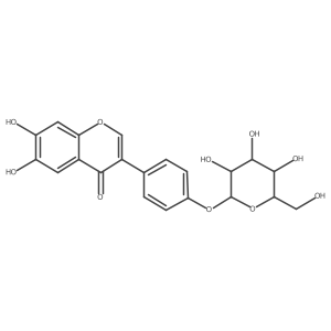 Isoflavone glycoside Structure