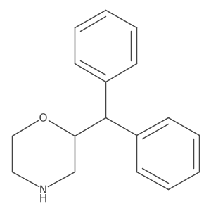 2-Benzhydrylmorpholine Structure