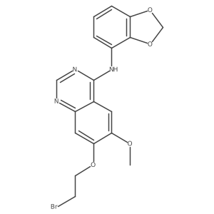 7-(2-Bromoethoxy)-4-(2,3-methylenedioxyanilino)-6-methoxyquinazoline Structure